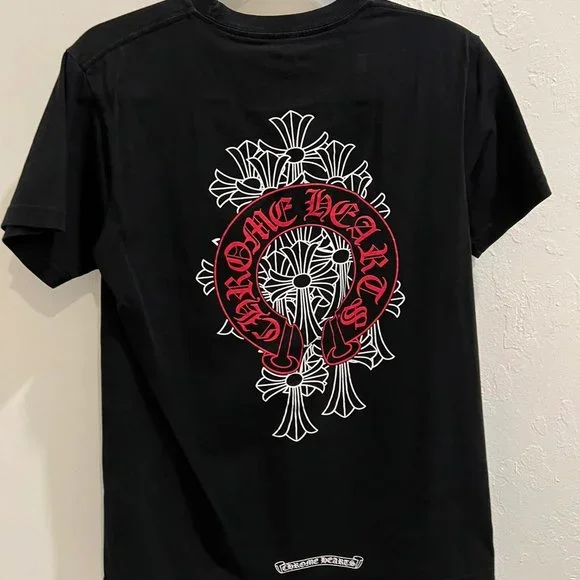 在庫少◆送料込♪【Chrome Hearts】cemetery print Tshirt black Chrome Hearts Cemetery Cross Black T-Shirt Men's Large | eBay